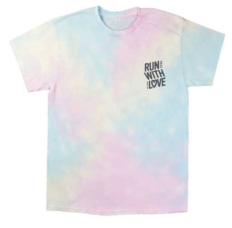 Run with Love Tie-Dye Shirt