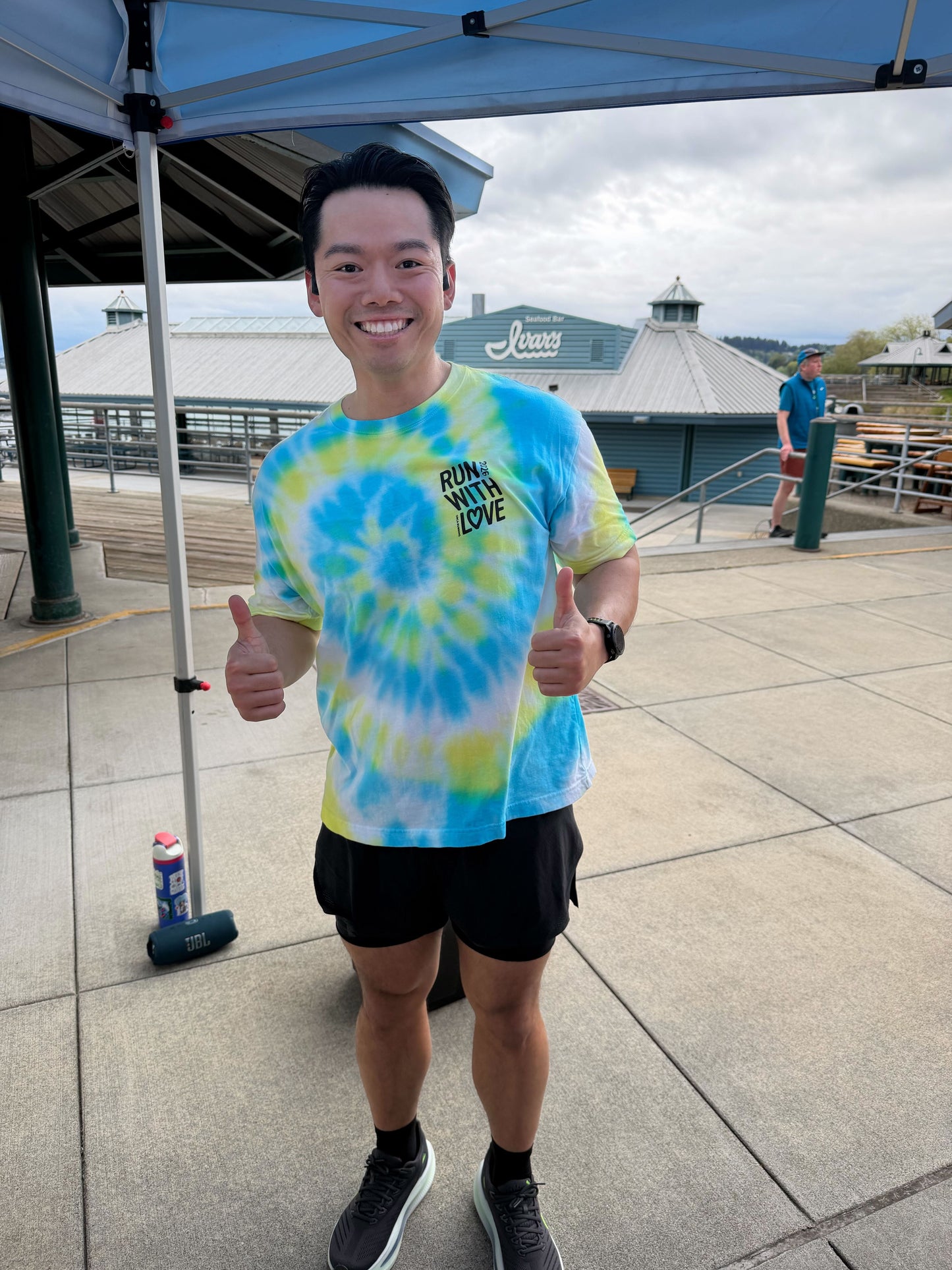 Run with Love Tie-Dye Shirt