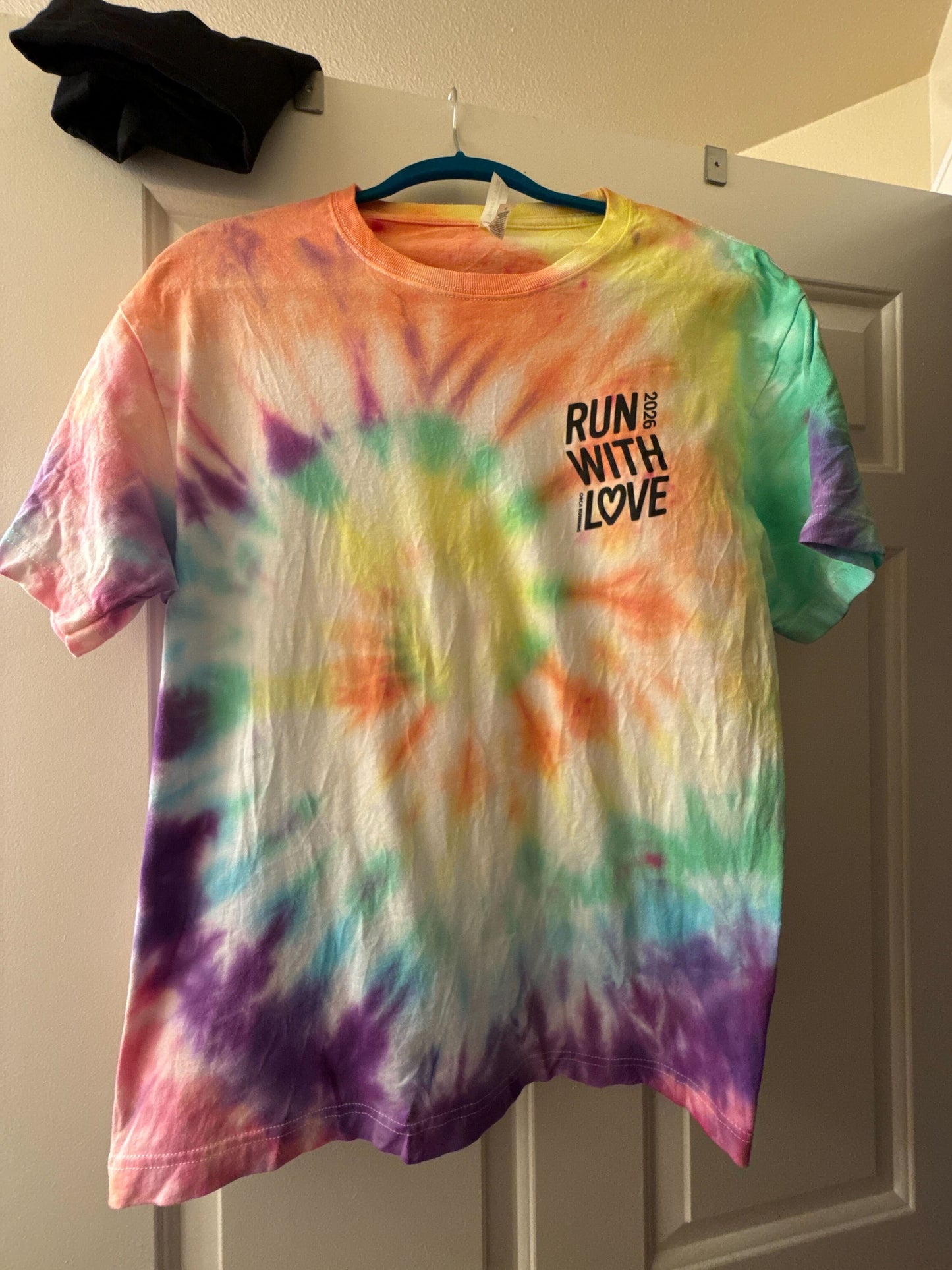 Run with Love Tie-Dye Shirt