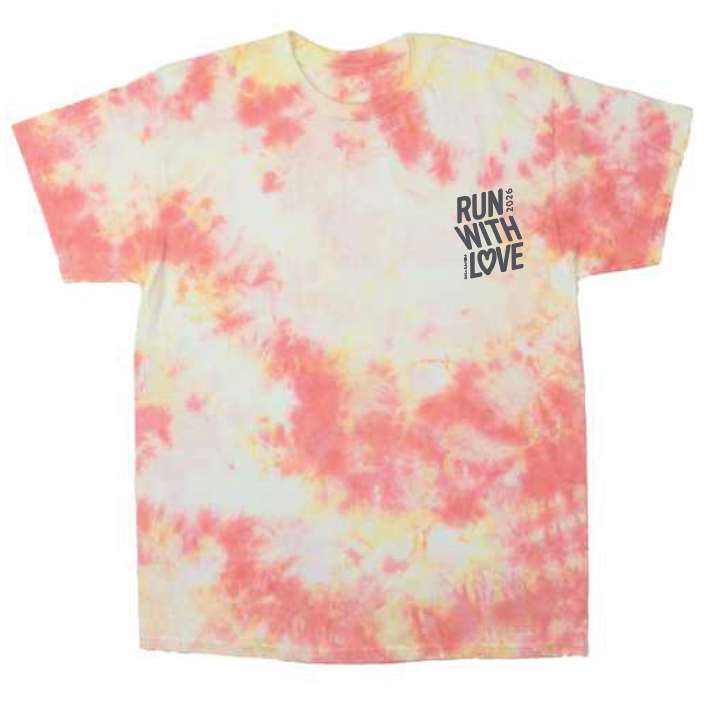 Run with Love Tie-Dye Shirt