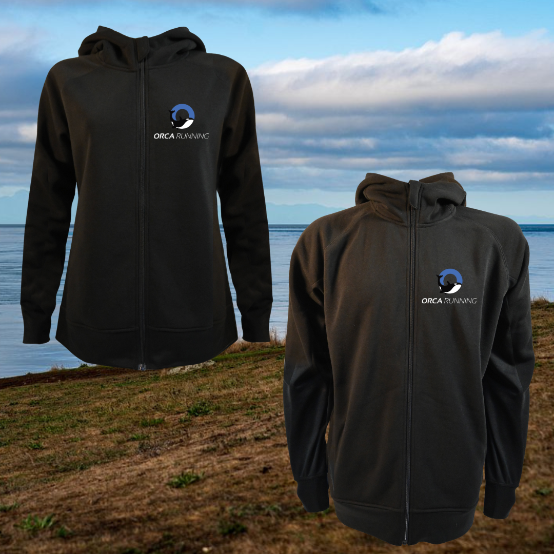 Running zip up hoodie sales